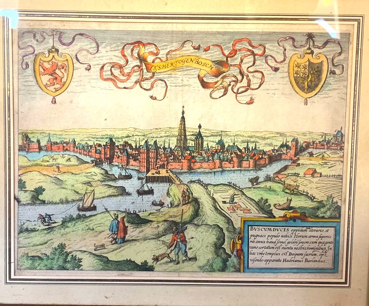 Vue De Hertogenbosch Bois Le Duc XVI Eime