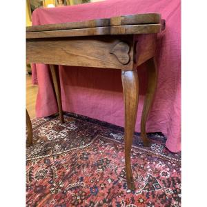 Table à jeu, pliante, d’époque Louis XV 