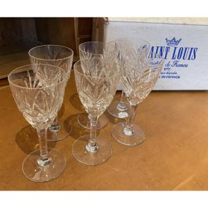 6 Saint Louis Glasses , Chantilly N*5