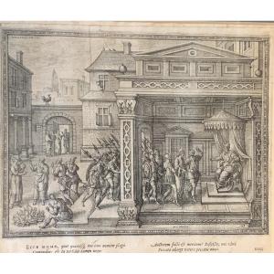 3 Engravings By Pieter Van Der Bocht Circa 1580