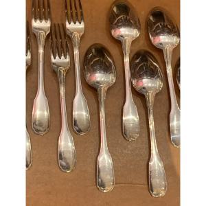 24-piece Dessert Set, Christofle "versailles" Model