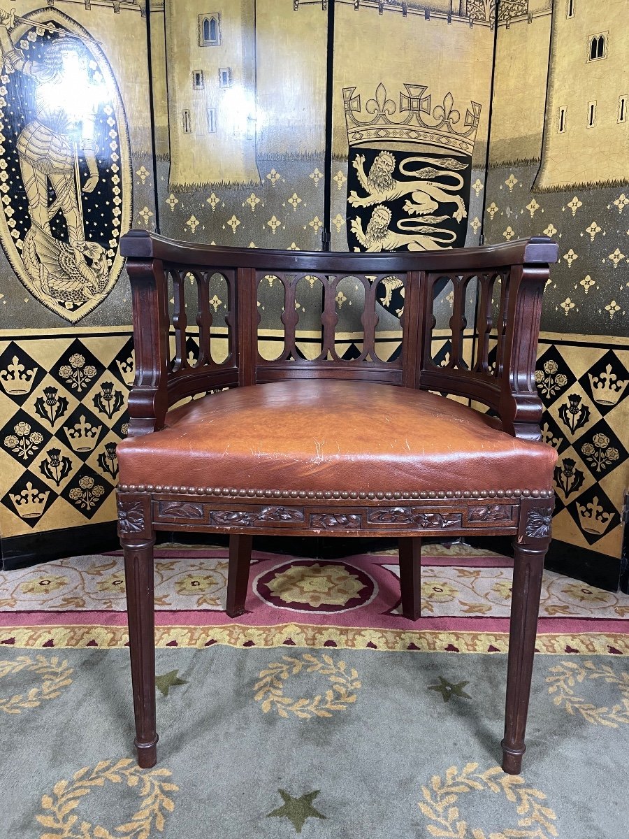 Louis XVI Style Office Armchair