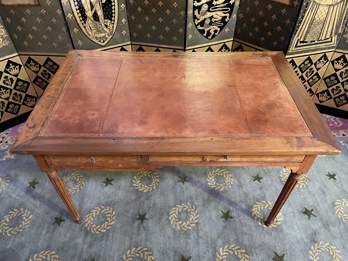 Louis XVI Period Flat Desk-photo-2