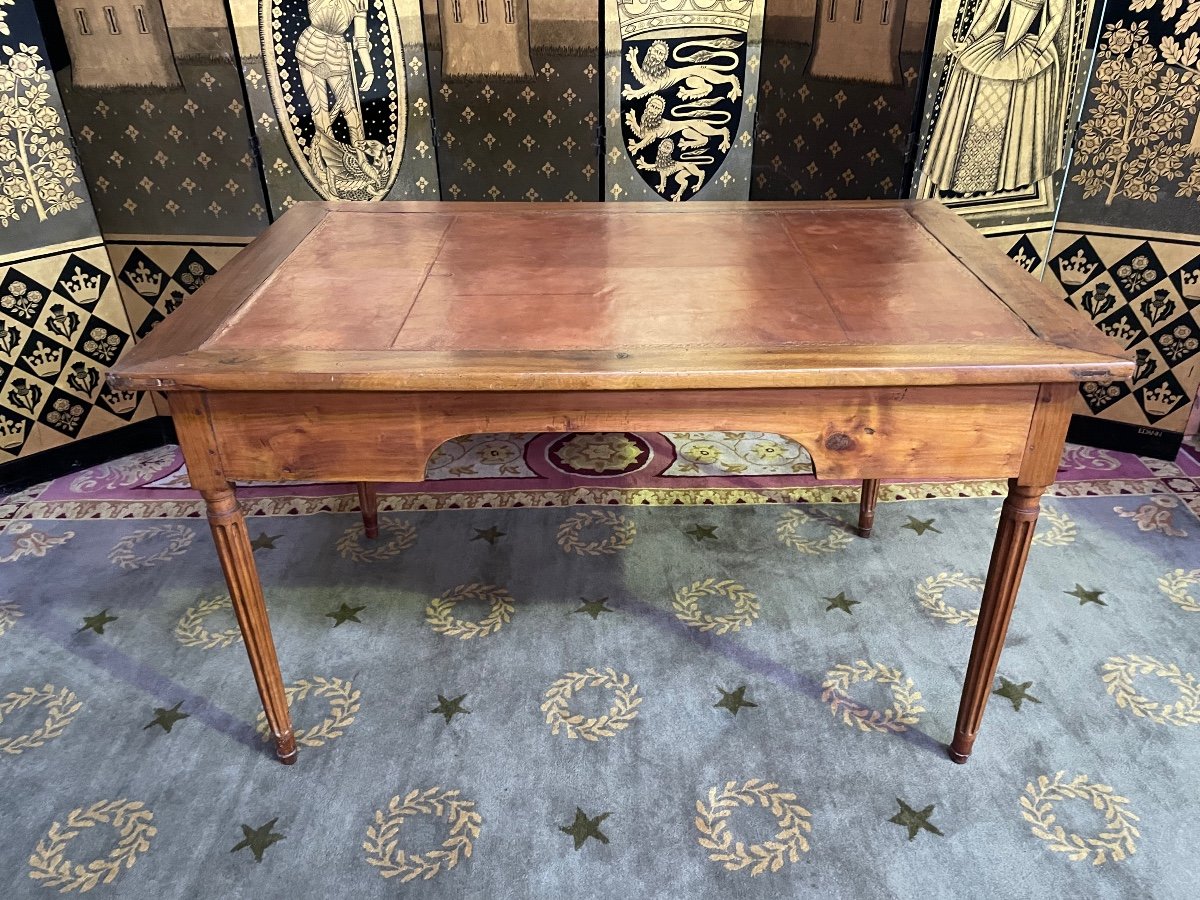 Louis XVI Period Flat Desk-photo-4