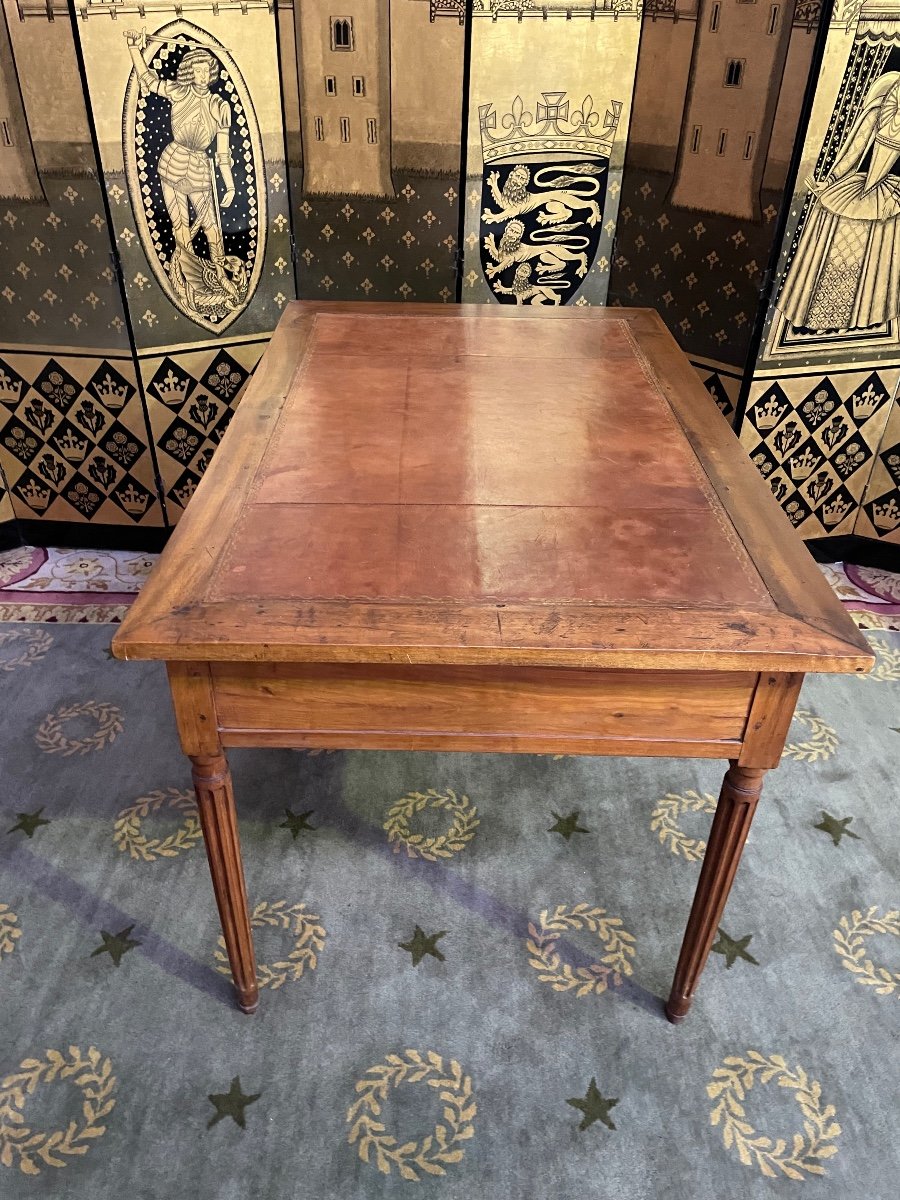 Louis XVI Period Flat Desk-photo-6