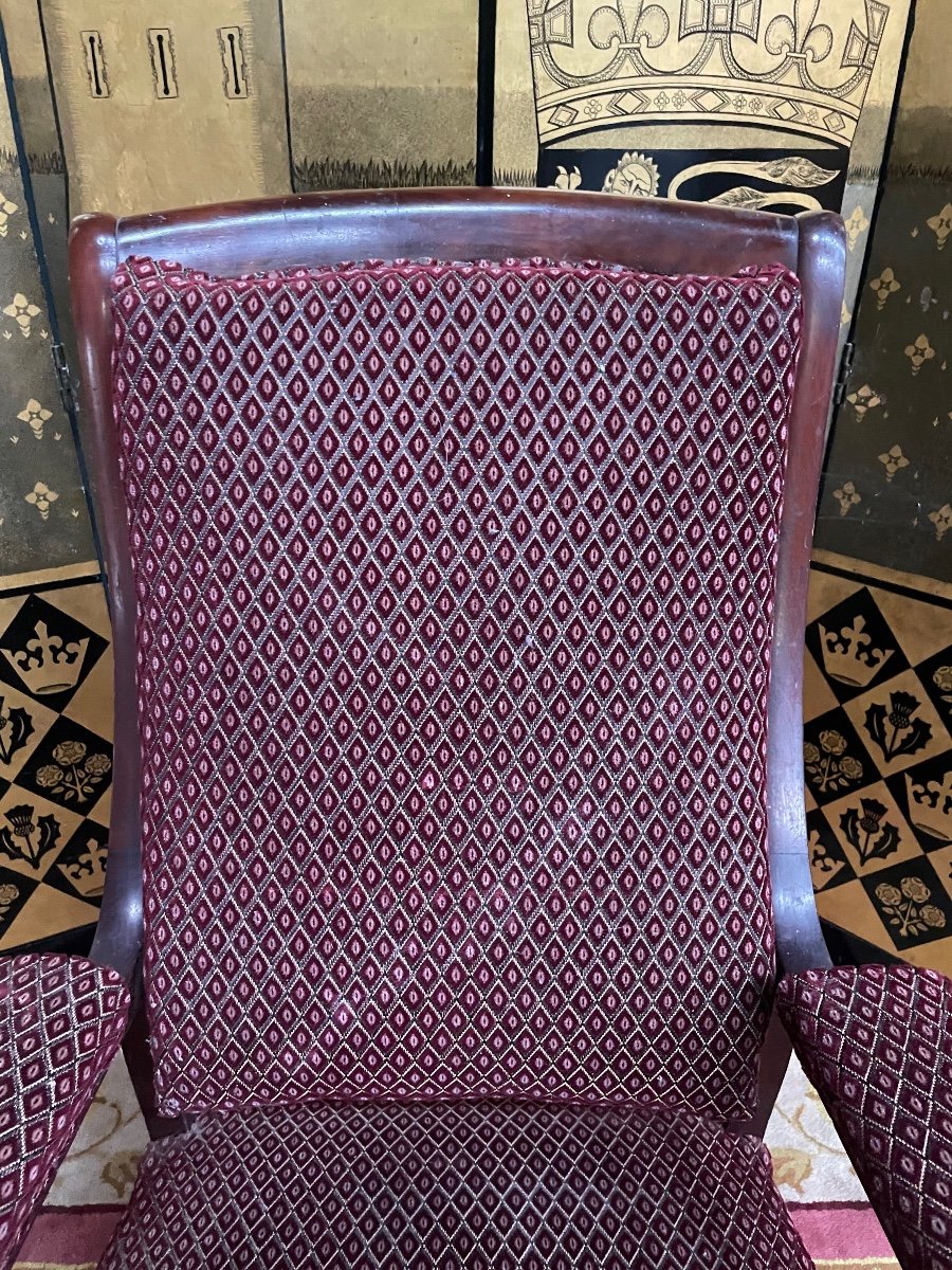 Voltaire Armchair Stamped J Ranselme-photo-2