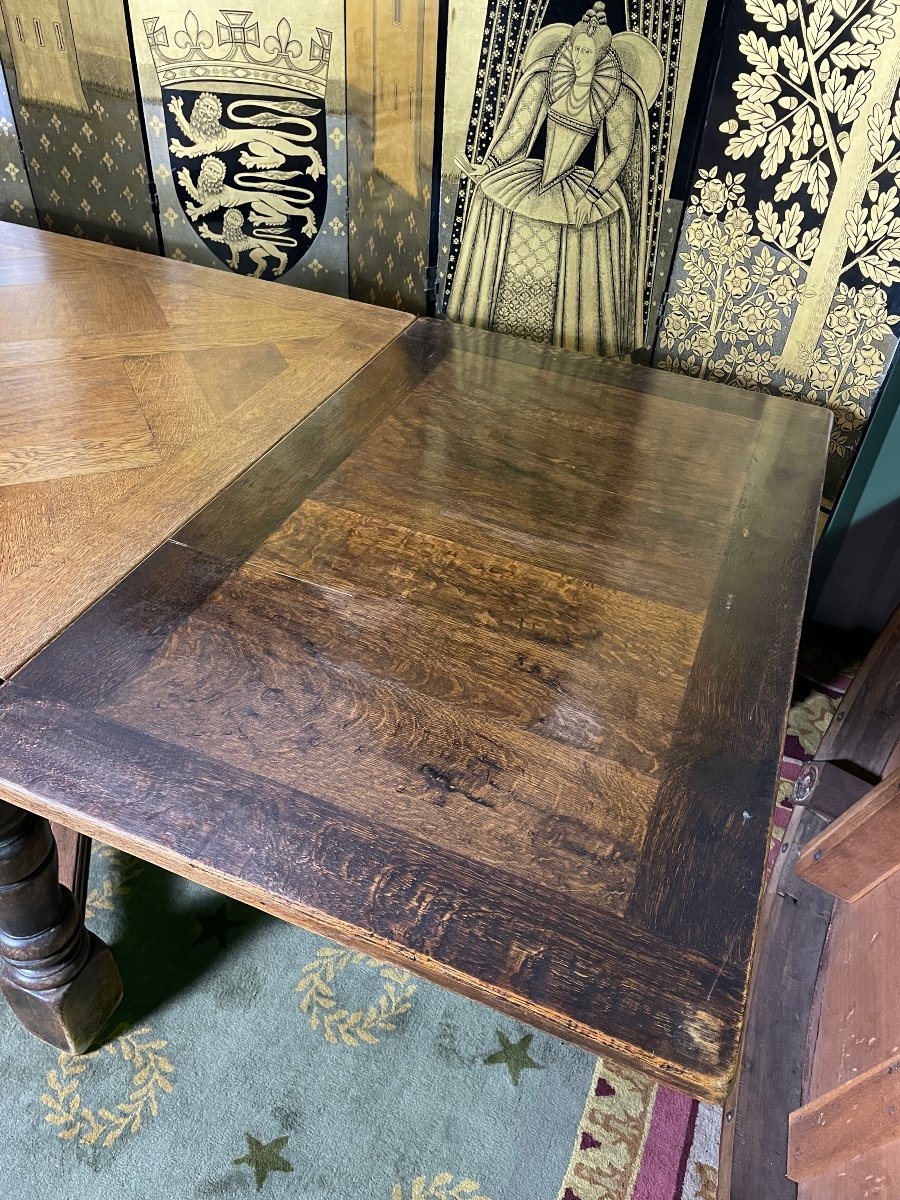 Louis XIII Farm Table With Extensions-photo-1