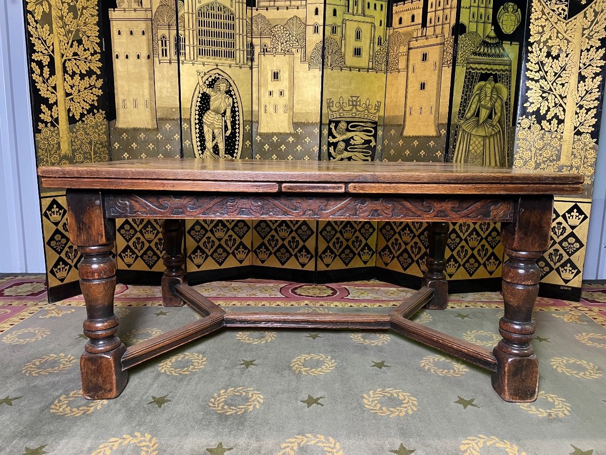 Louis XIII Farm Table With Extensions