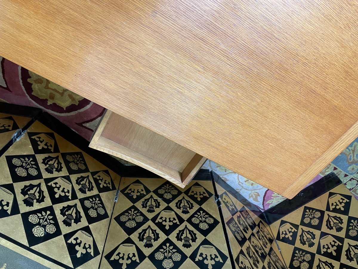 Table Basse En Chêne 1950-photo-2