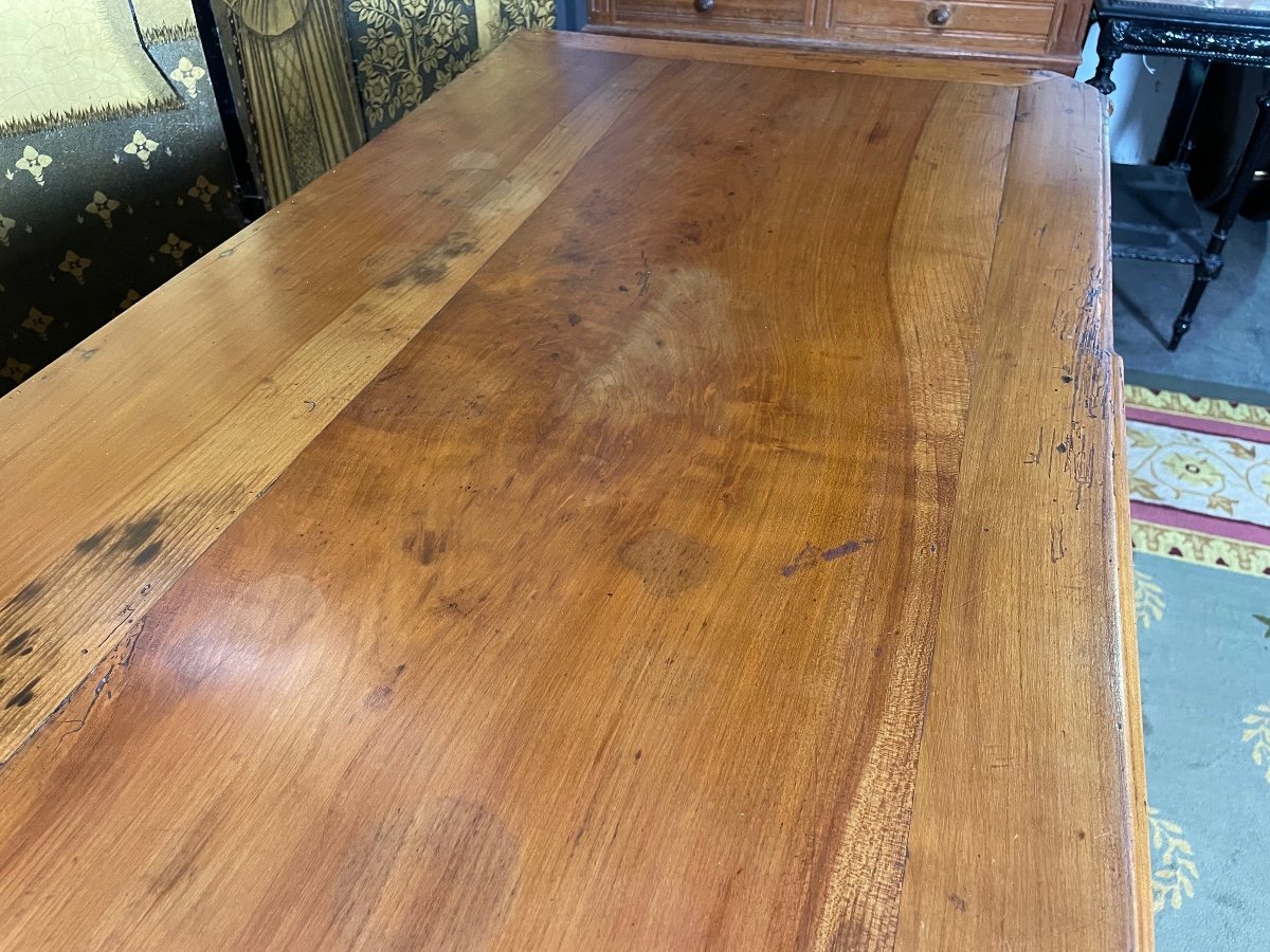 Louis XVI Period Sideboard In Cherry-photo-3