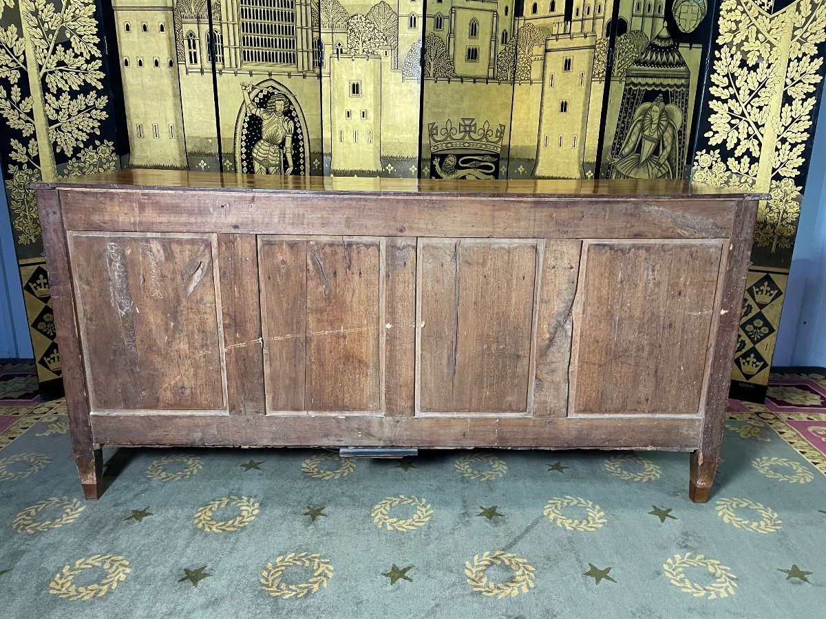 Louis XVI Period Sideboard In Cherry-photo-7