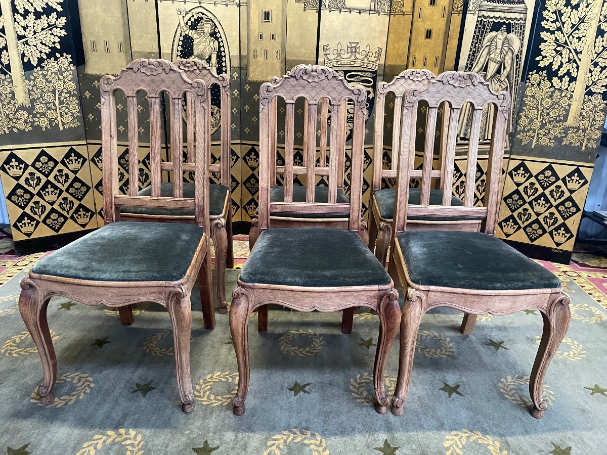 Suite Of 6 Louis XV Style Chairs