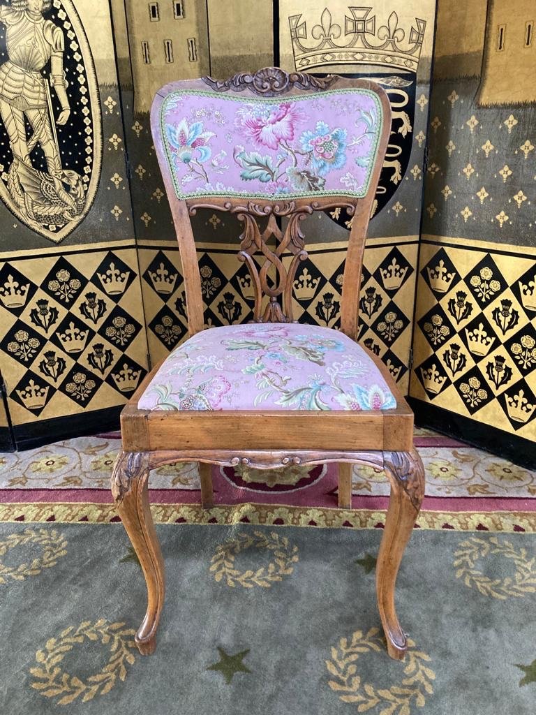 Suite De 6 Chaises Anglaises - Louis XV -photo-1
