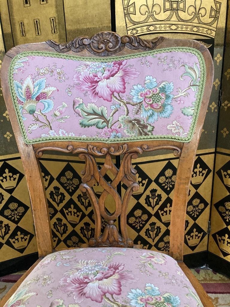 Suite De 6 Chaises Anglaises - Louis XV -photo-3