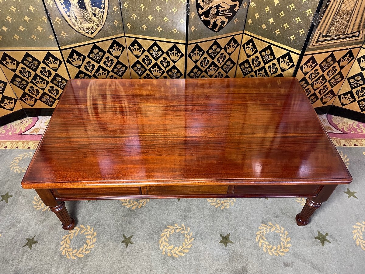Table Basse Anglaise En Acajou -photo-5