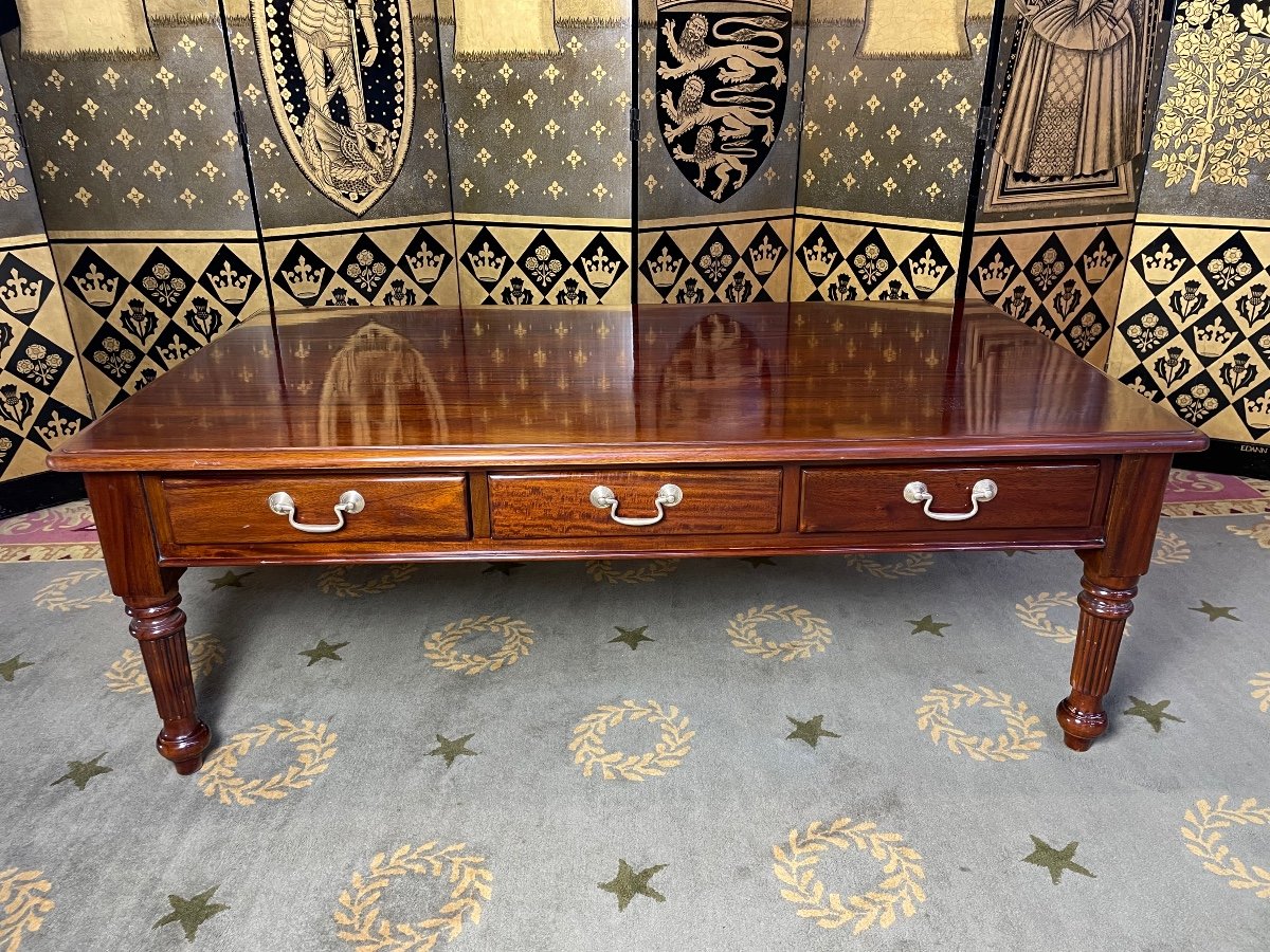 Table Basse Anglaise En Acajou 