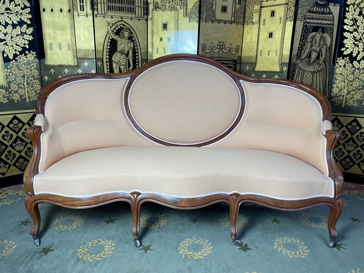 Sofa - Bench Louis Philippe Napoleon III Period