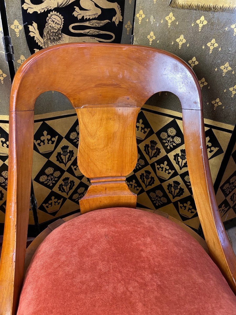 Suite De 6 Chaises Gondoles Empire -photo-1