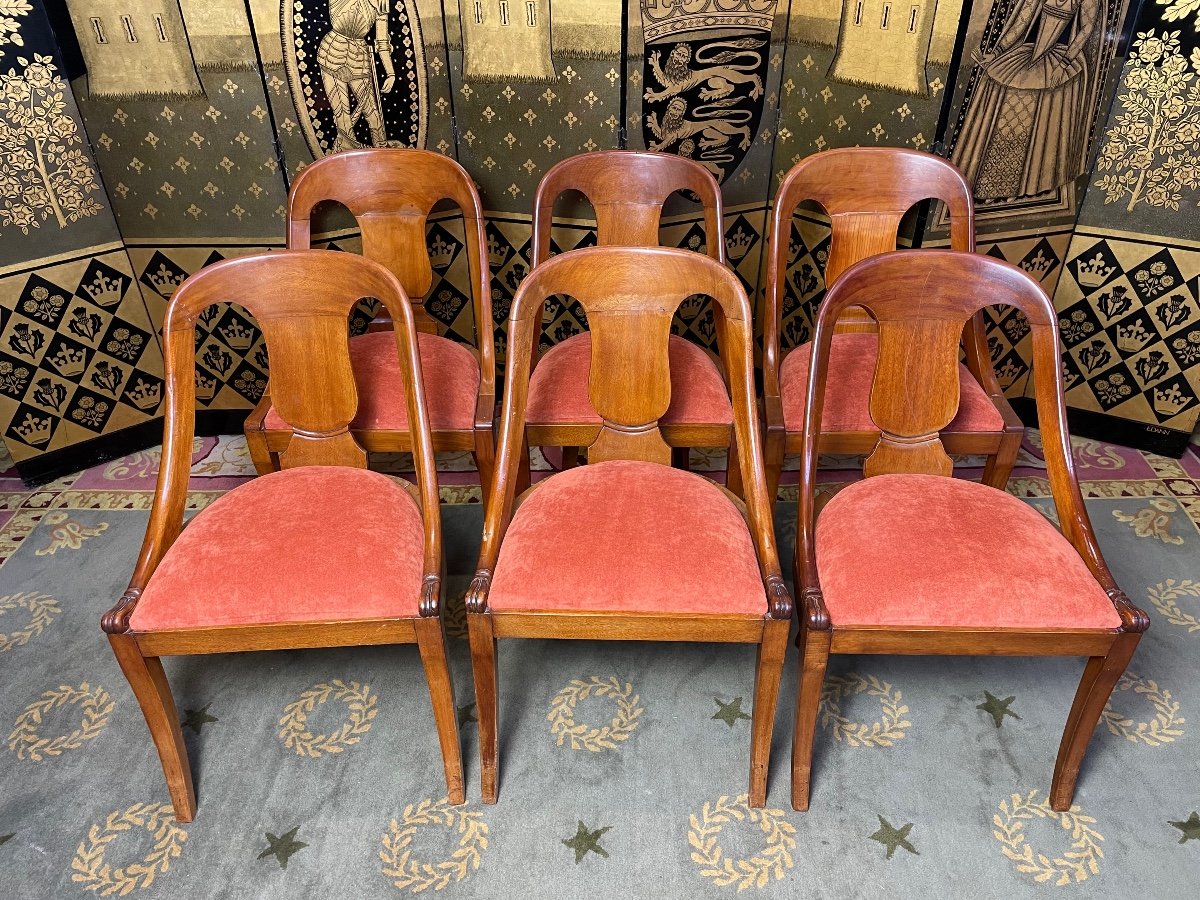 Suite Of 6 Empire Gondola Chairs