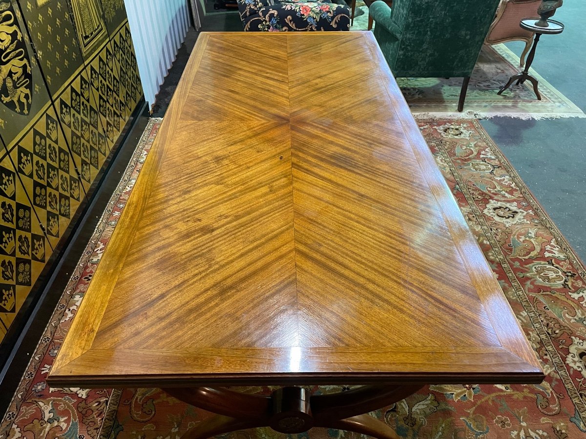 Empire Style Mahogany Dining Table-photo-2