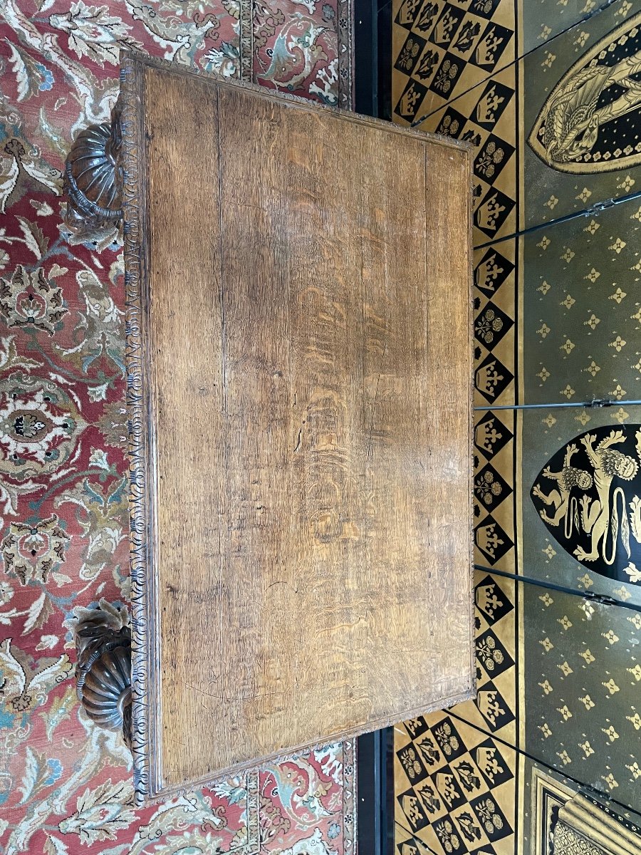 Bureau Plat De Style Renaissance -photo-4