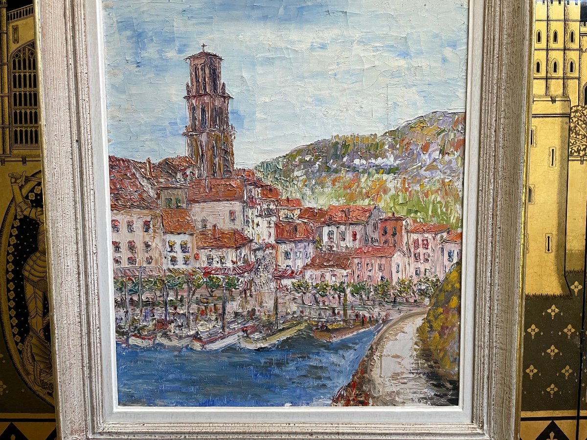 Oil On Canvas Port-photo-3