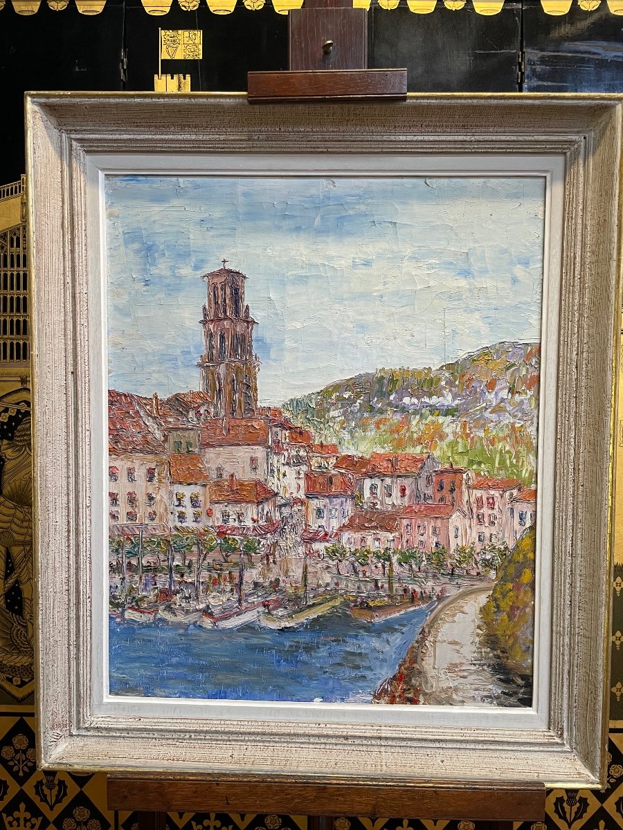 Oil On Canvas Port