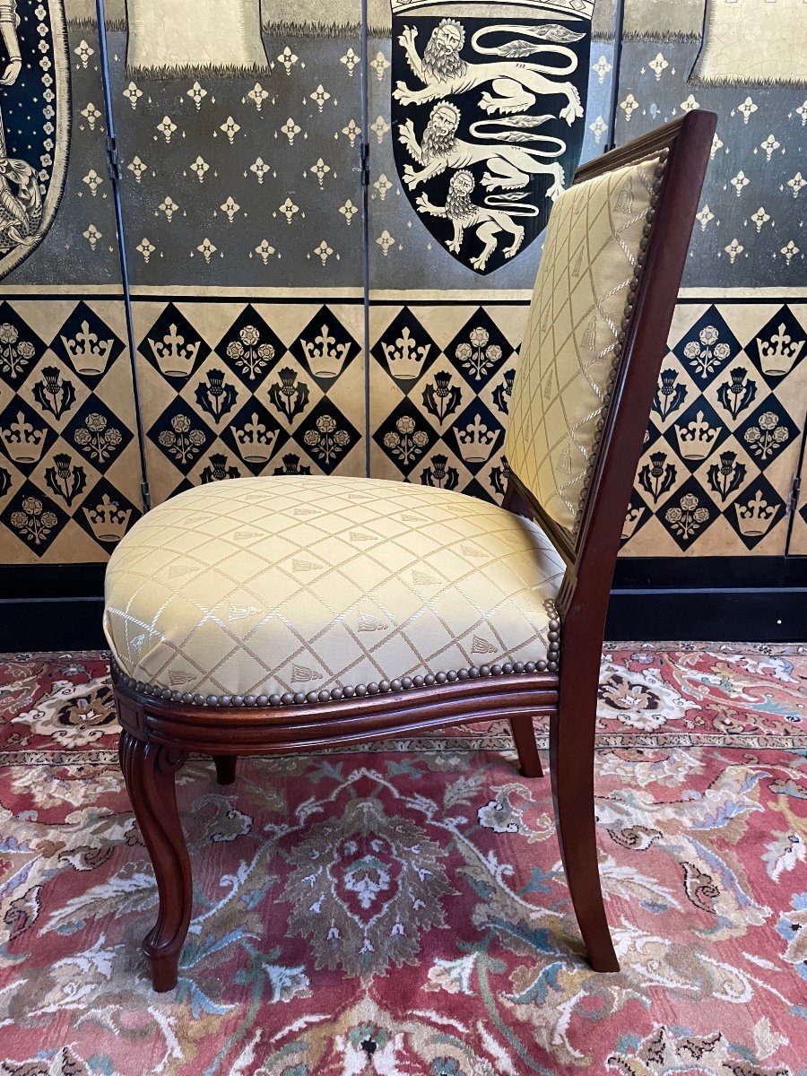 Suite De 6 Chaises époque Napoléon III -photo-3