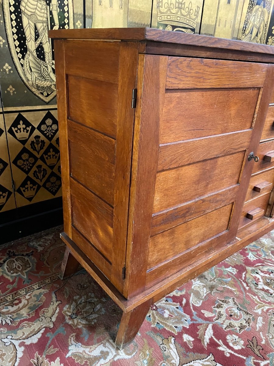 Buffet Chêne « René  Gabriel » 1950-photo-4