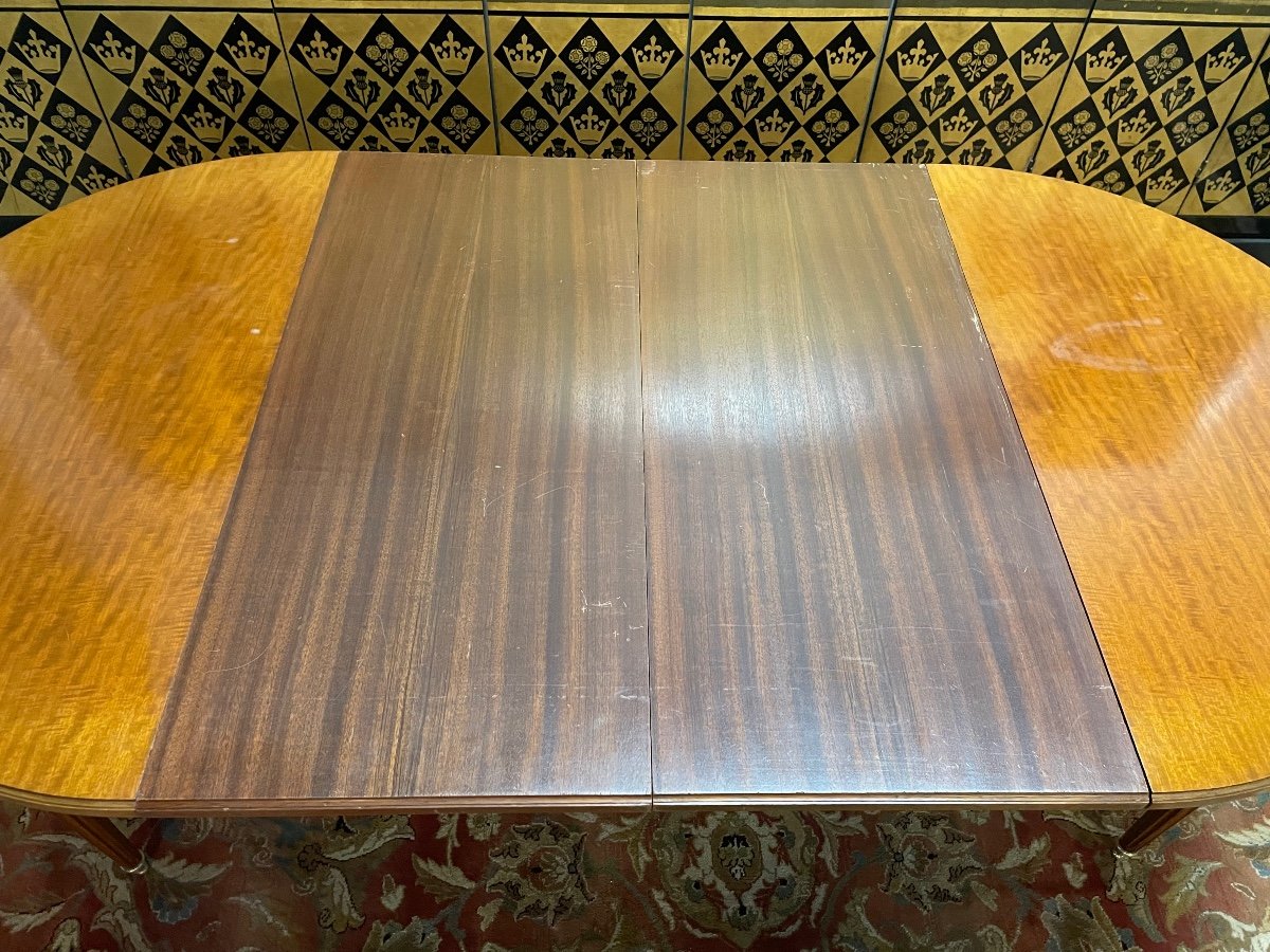 Table à Manger Ronde De Style Louis XVI -photo-4