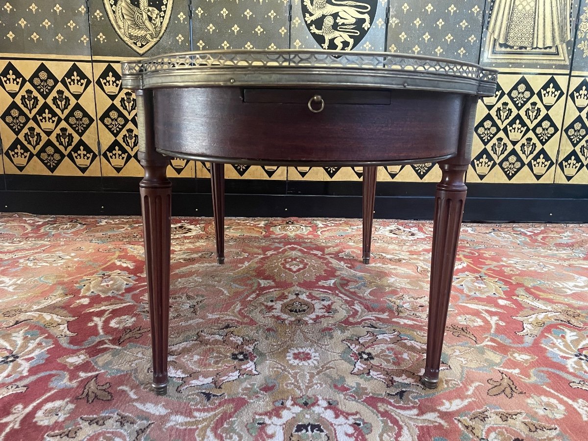 Table Basse Bouillotte De Style Louis XVI -photo-1