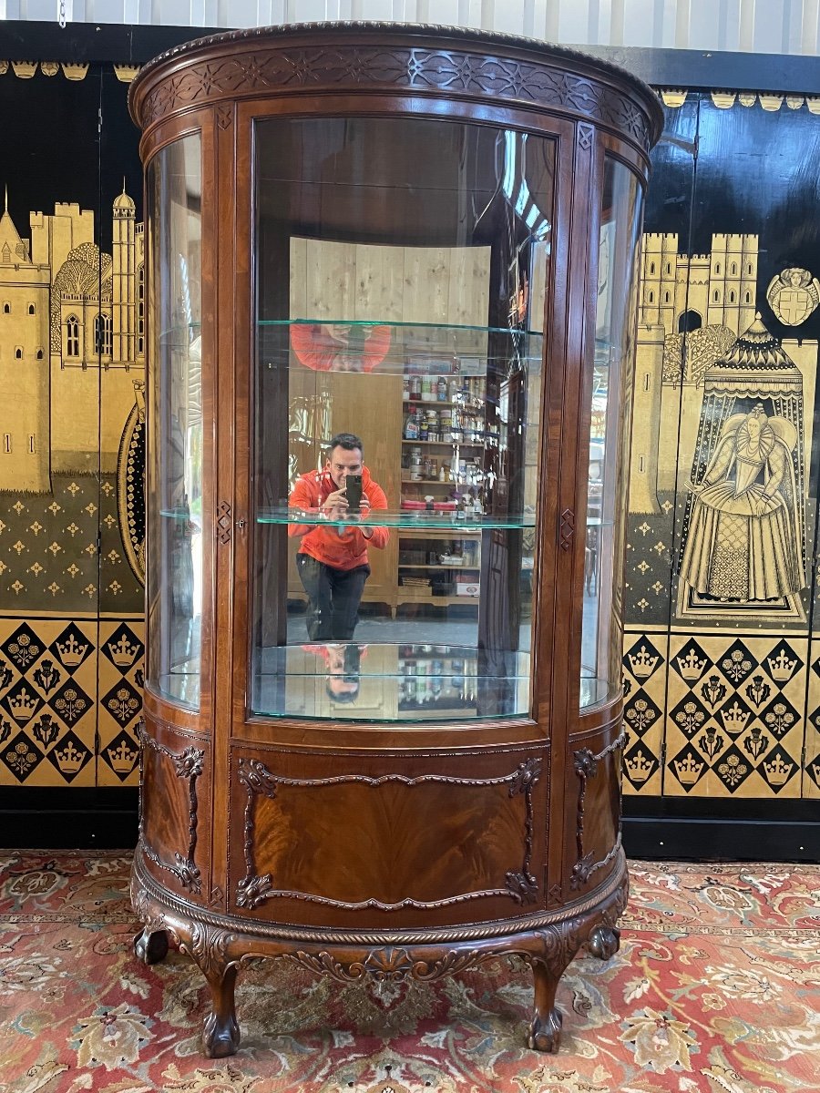 Vitrine Chippendale Anglaise 