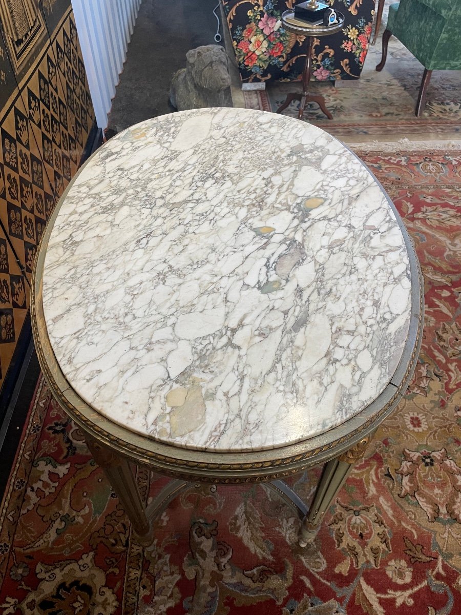 Table De Milieu - Guéridon Louis XVI-photo-3