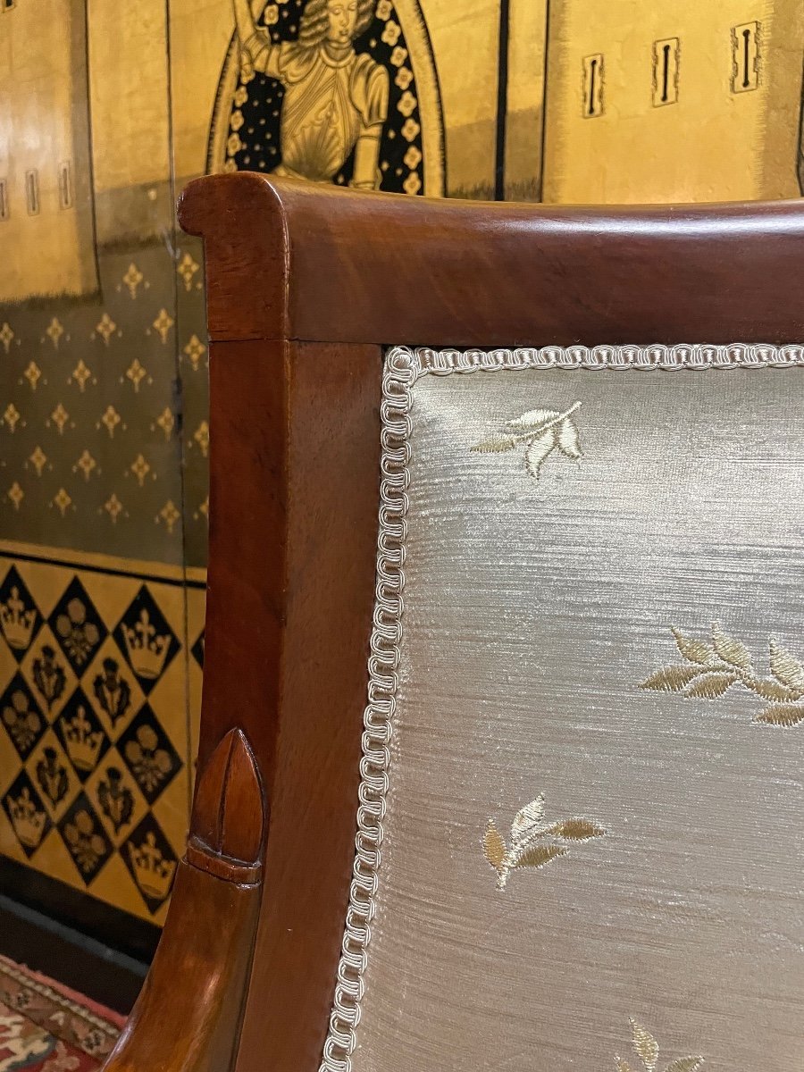 Fauteuil - Bergères époque Restauration -photo-1
