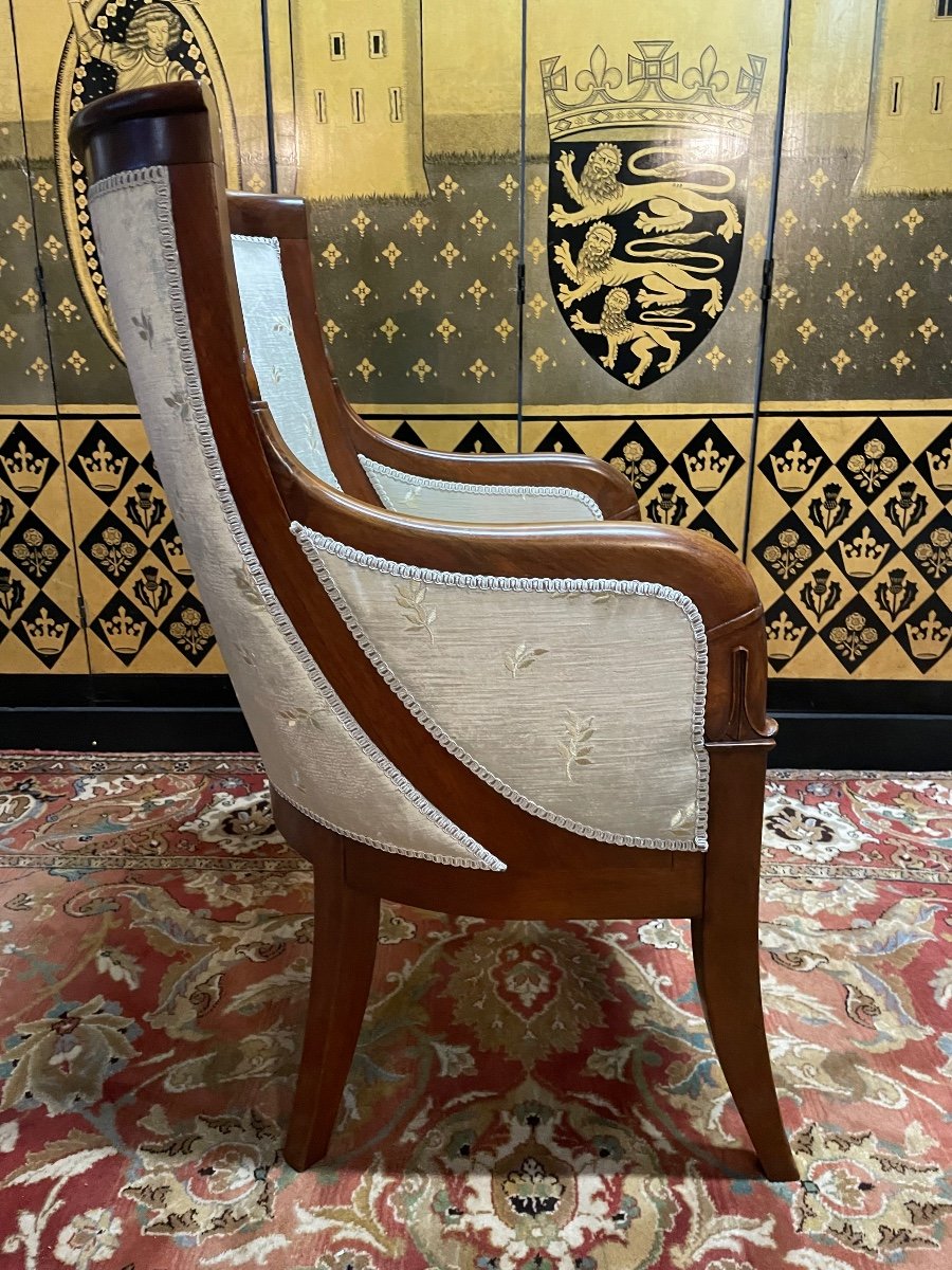 Fauteuil - Bergères époque Restauration -photo-3