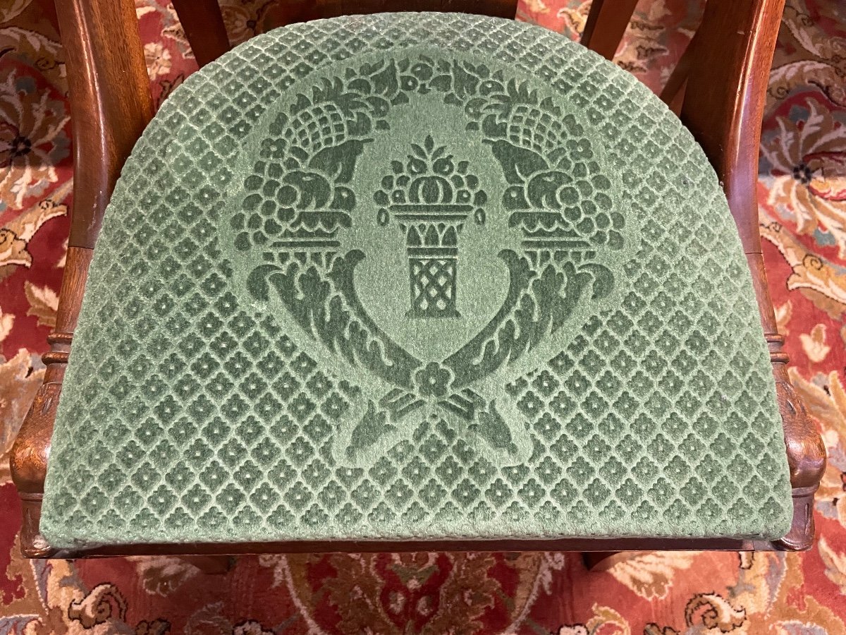 Suite De 8 Chaises Gondoles Empire-photo-3