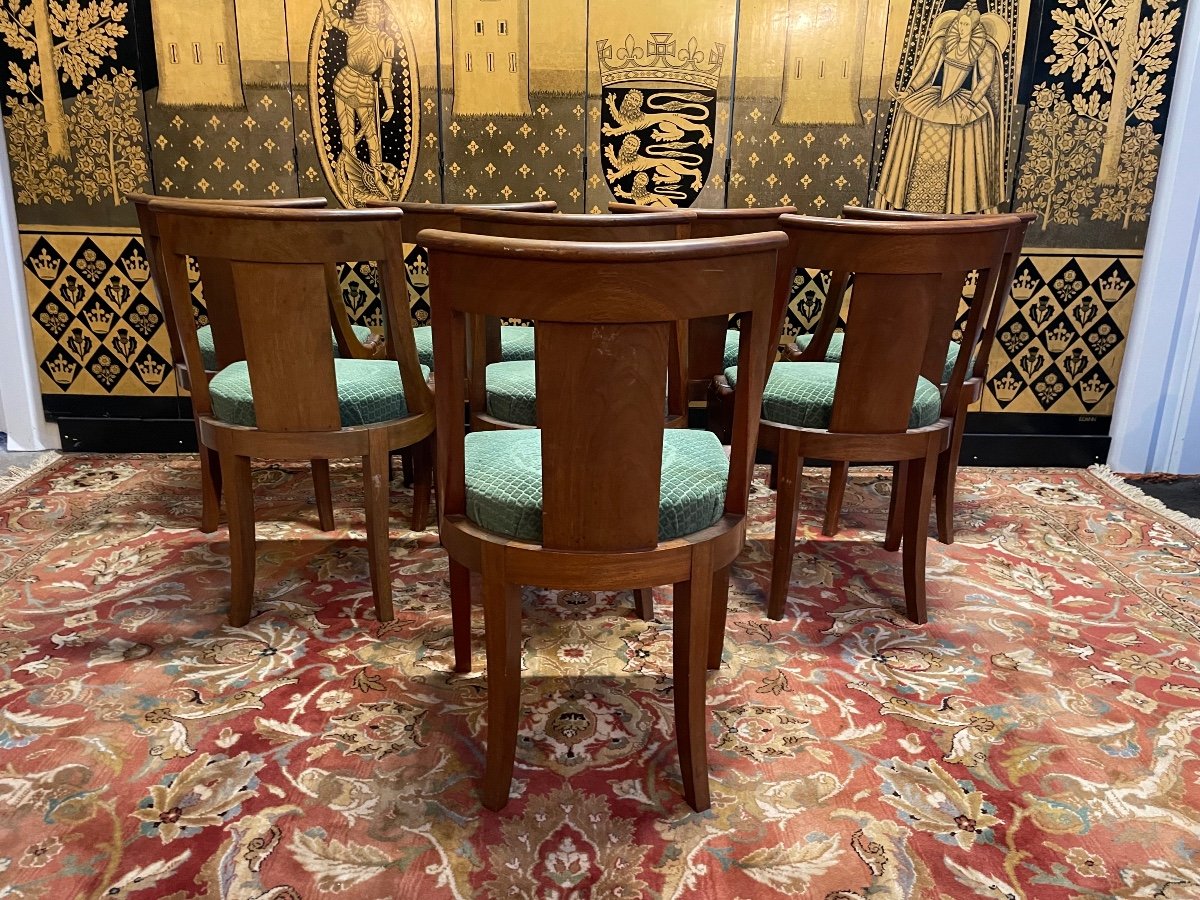 Suite De 8 Chaises Gondoles Empire-photo-1