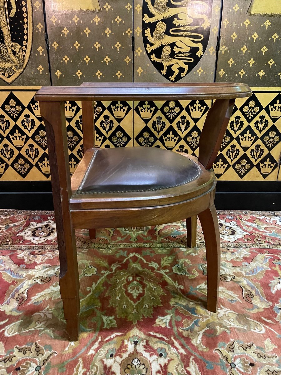 Art Deco Period Office Armchair-photo-1