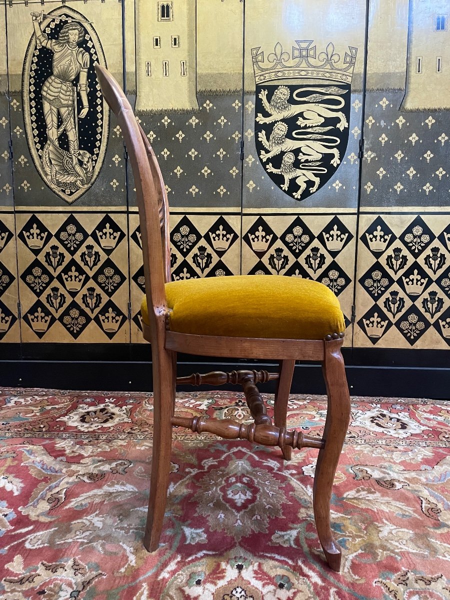 Suite Of 6 Louis Philippe Period Chairs-photo-3