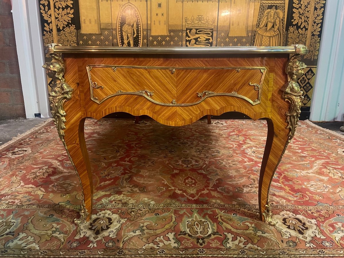 Louis XV Style Flat Desk-photo-4