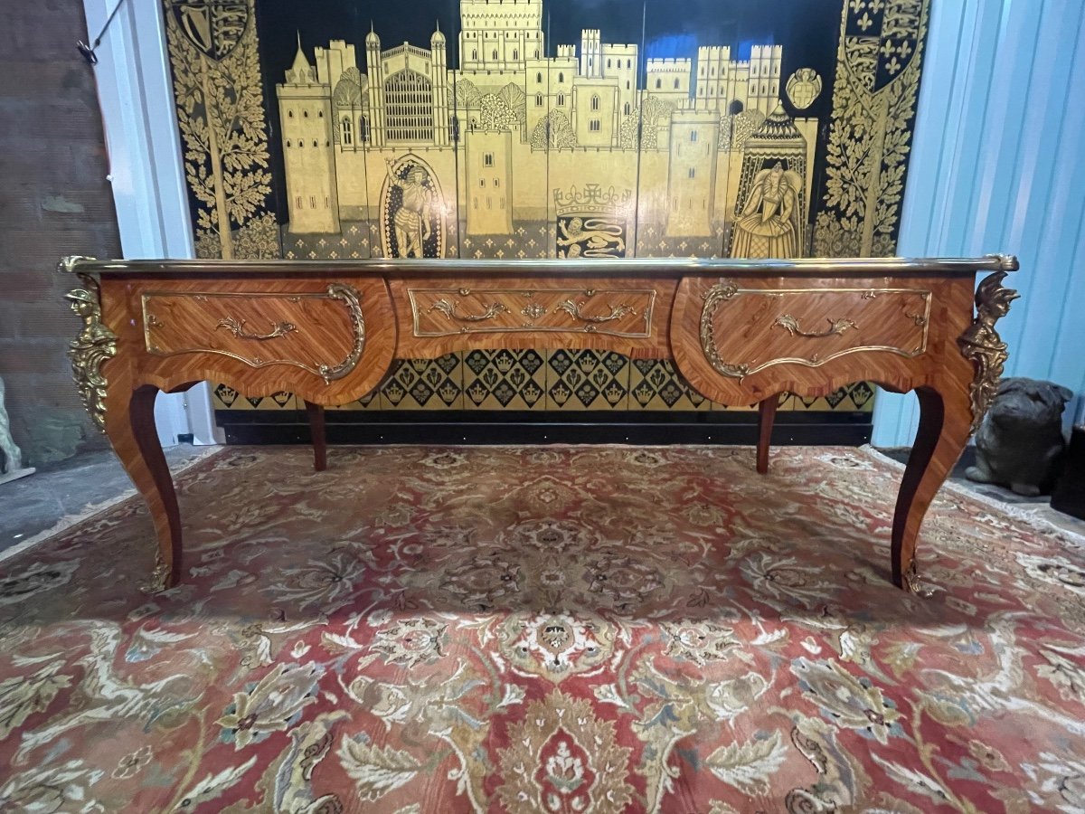 Louis XV Style Flat Desk-photo-6