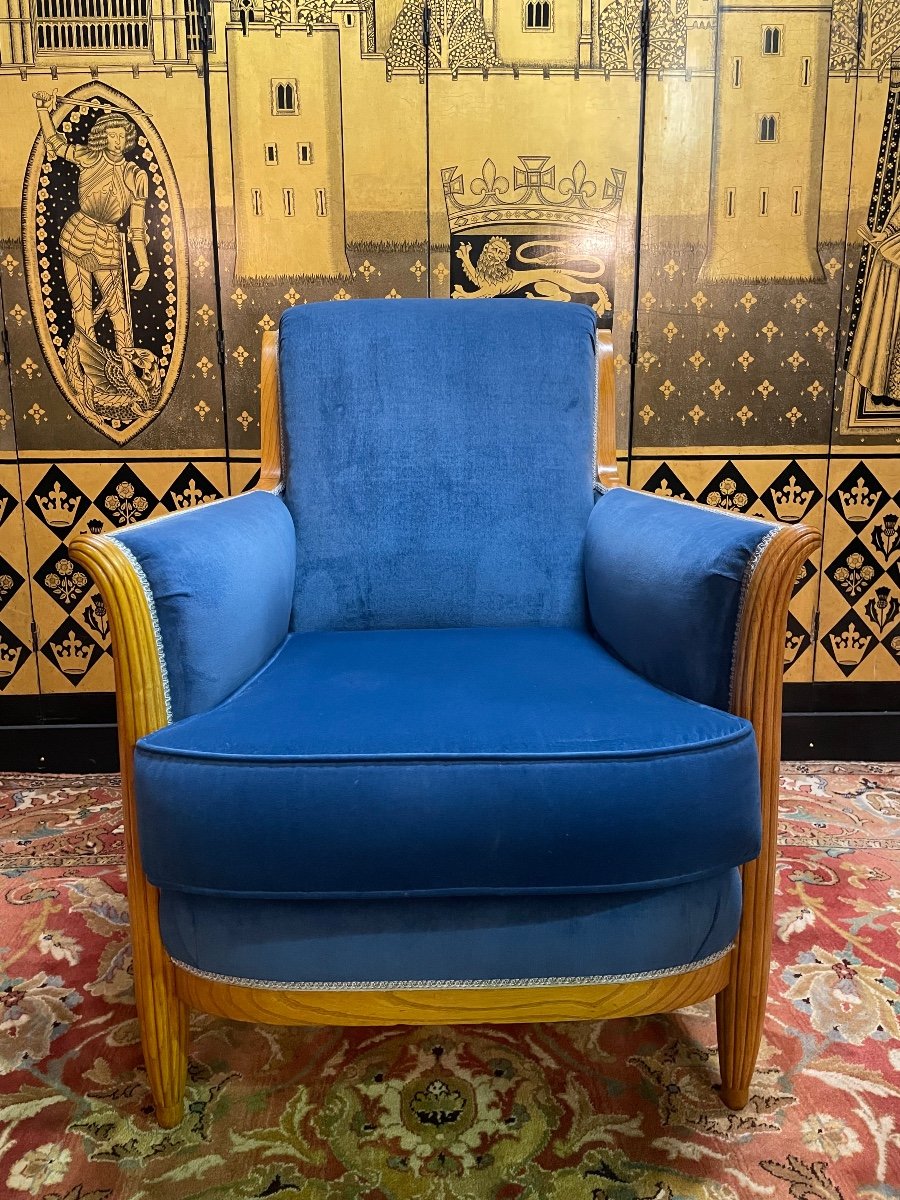 Armchair / Bergère Art Deco Period-photo-2