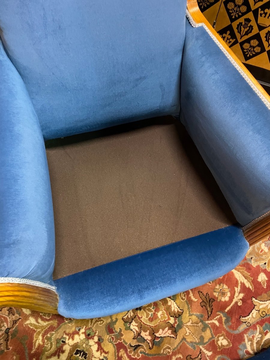 Armchair / Bergère Art Deco Period-photo-2