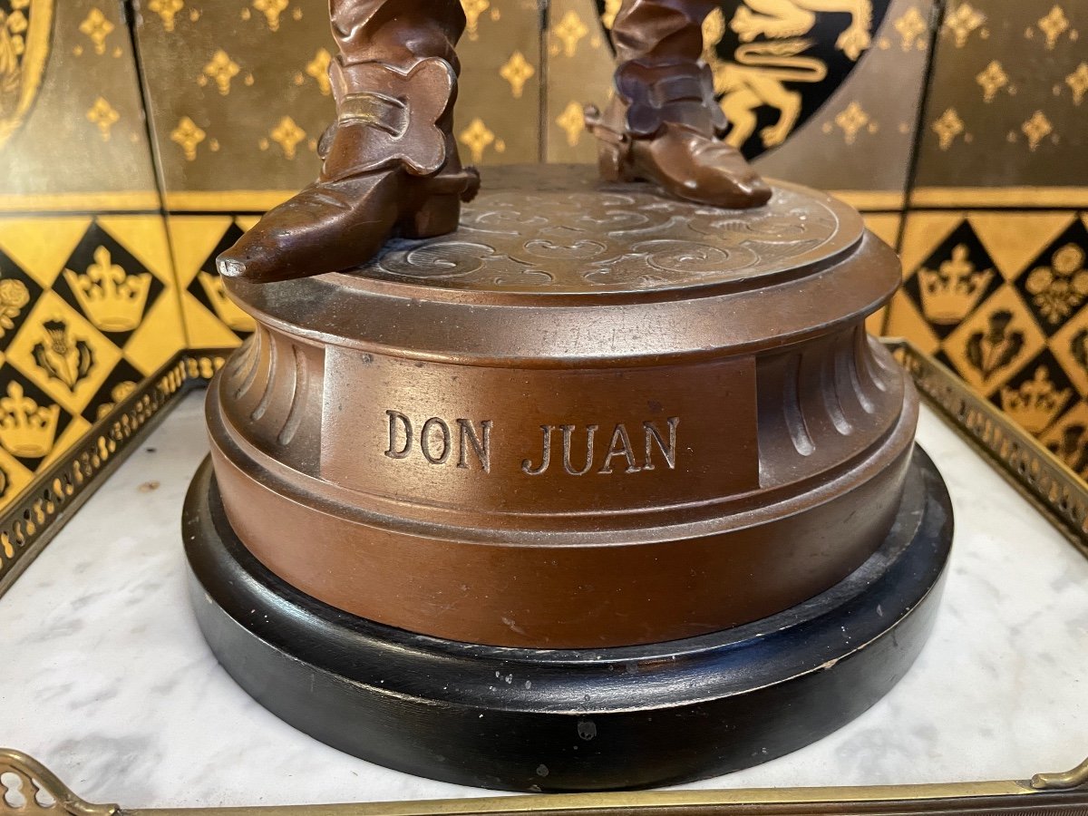 Sculpture En Régule « Don Juan » -photo-3