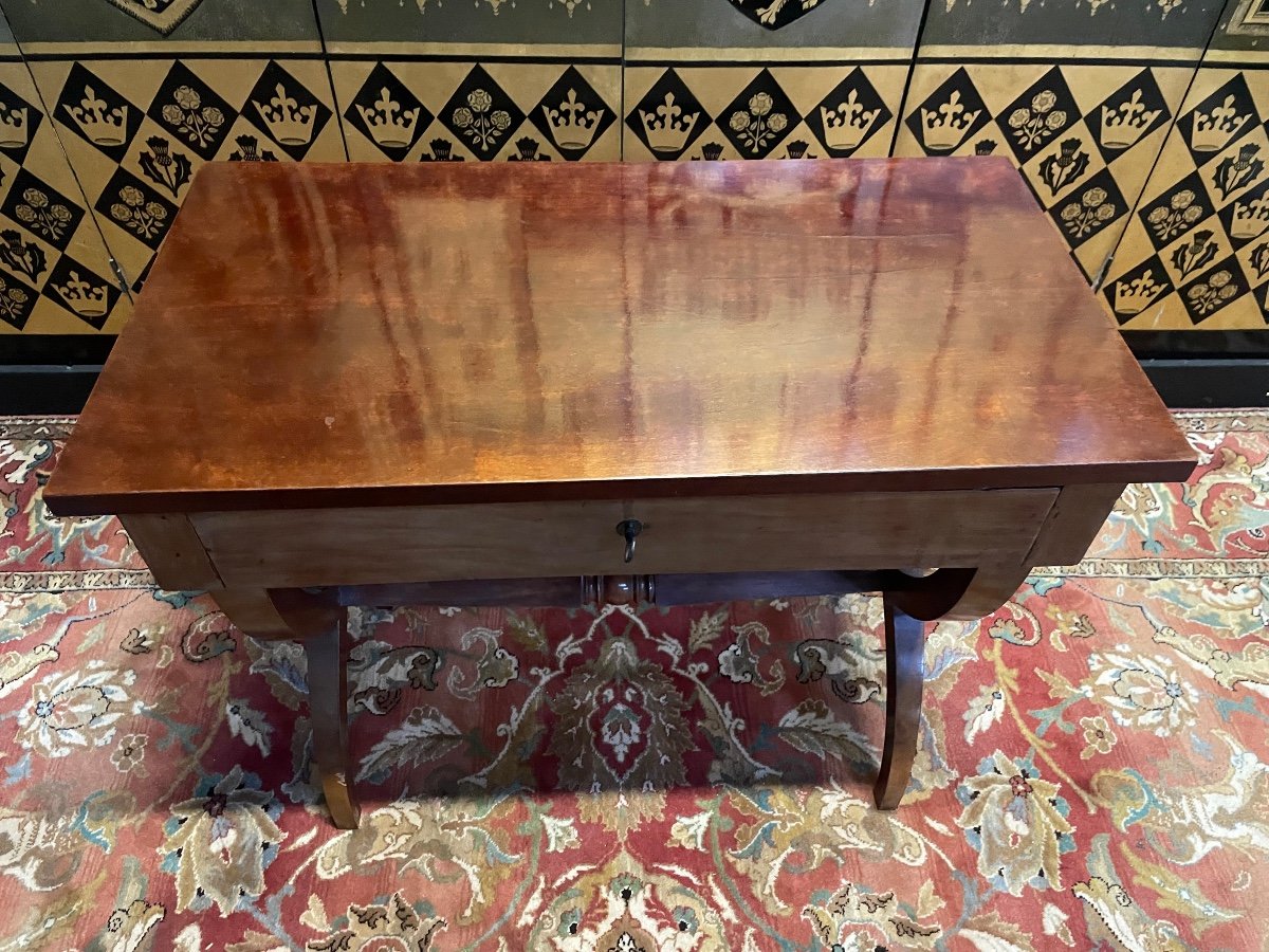 Empire Mahogany Dressing Table-photo-3