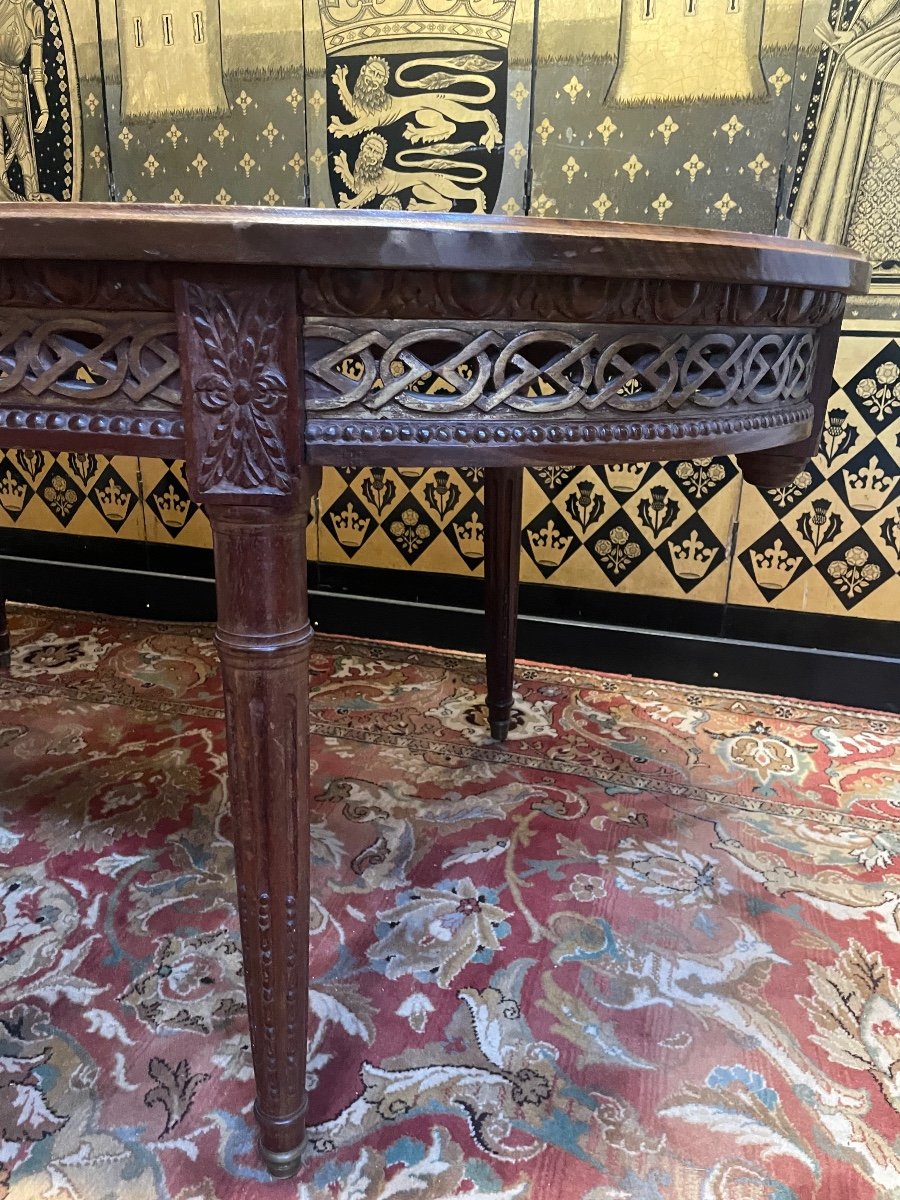 Table à Manger ovale De Style Louis XVI -photo-1