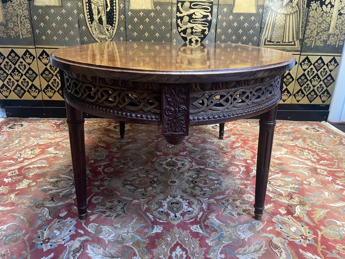 Table à Manger ovale De Style Louis XVI -photo-5