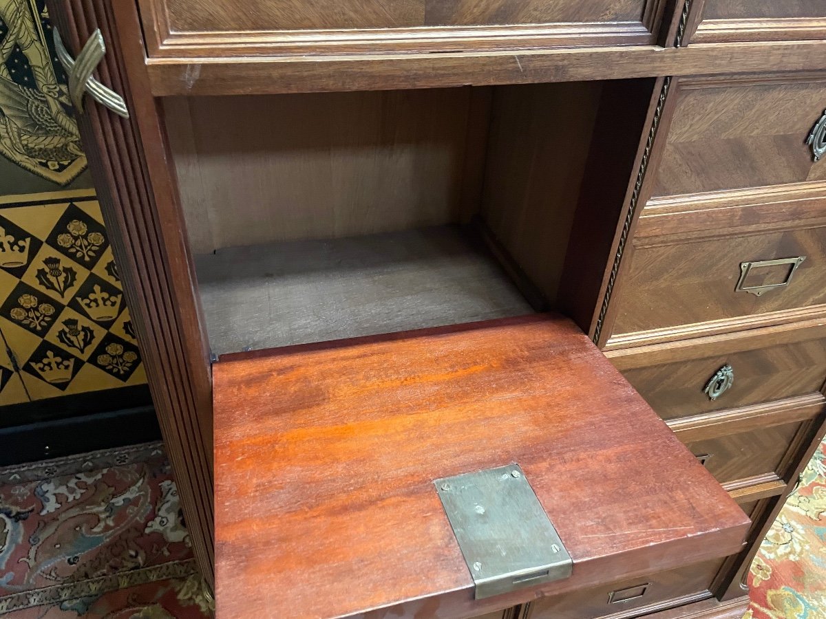 Meuble Cartonnier De Notaire Louis XVI -photo-3