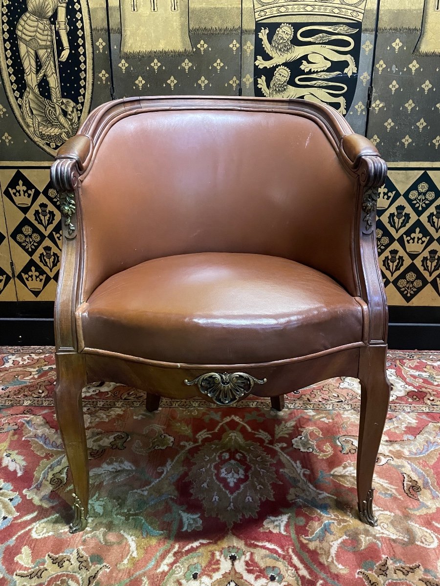 Fauteuil De Bureau De Style Louis XV - Transition 