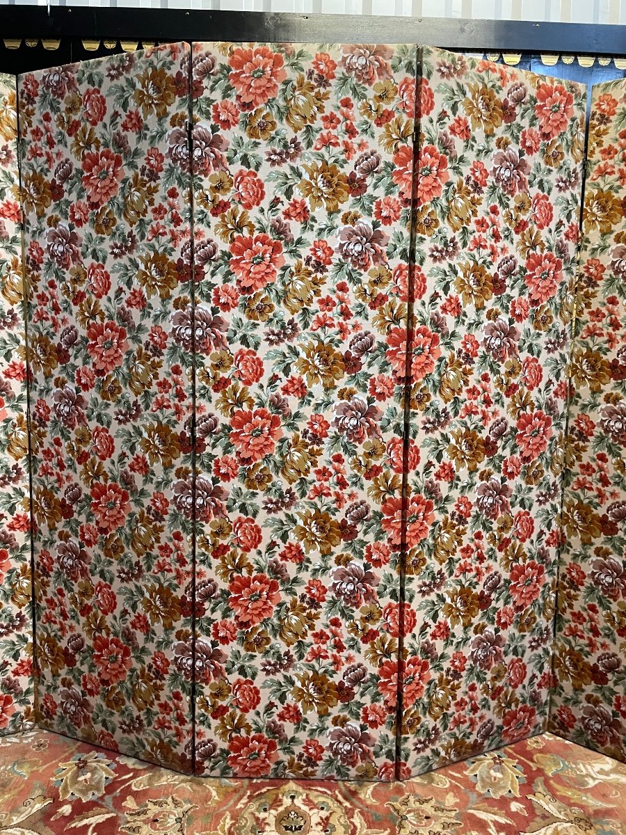 Fabric Screen Flower Patterns 1960-photo-2